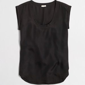 J. Crew Drapey Scoopneck Top